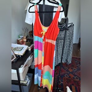 Mara Hoffman printed summer midi dress, size 4